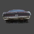 Old muscle car 3d model