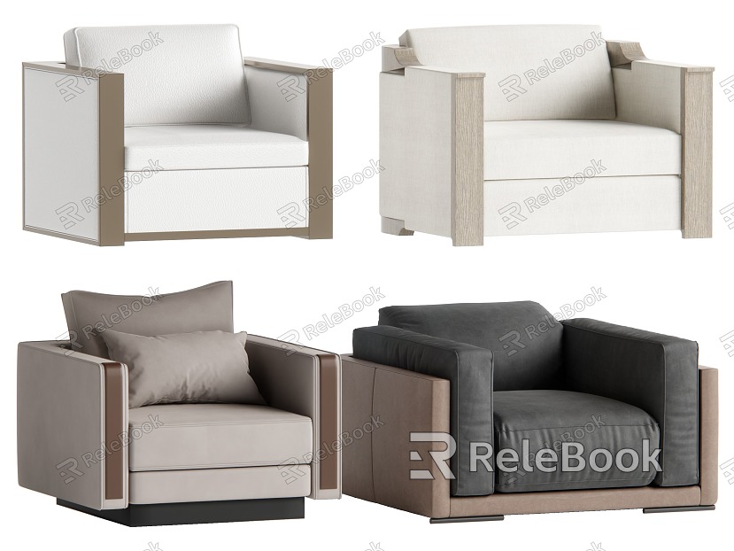 Modern Single Sofa Reception Room Sofa model