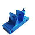 Blue Industrial Machinery Component With Precision Engineered Metal Frame And Base 3d model