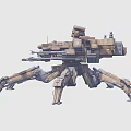 Smart Machine With Multiple Mechanical Legs And Combat Weaponry Structure