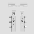Stainless Steel Door Lock Hardware Components For Home Furniture Fittings