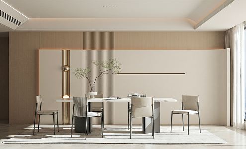 Modern Restaurant 3d model