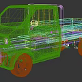 Orange Shi x2 tram cute realistic 3d model