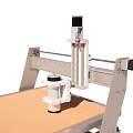 Industrial CNC Router Machine With Precision Worktable And Metal Frame For Wood Processing 3d model