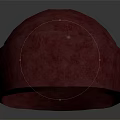 Stylish Red Felt Beret Hat With Soft Texture For Casual Fashion Style