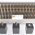 Cultural and Creative Display Cabinet Display Rack Cultural and Creative Commodities Cultural and Creative Booth 3d model