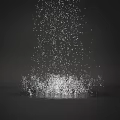 Modern Black Shower Head With Strong Water Flow And Sleek Wall Mounted Design