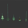 Various Design Pendant Lights With Different Colors For Interior Decoration