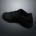 Black Casual Sports Shoes With Comfortable Design For Daily Wear And Lightweight Feel