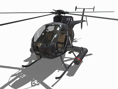 Modern Helicopter Fighter model