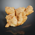 Whole Fresh Ginger Root With Natural Textured Skin And Raw Organic Form