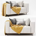 Single sofa 3d model