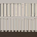 Columns Roman Column Square Column Head 3d model