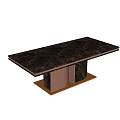 Light Luxury Dining Table Marble Dining Table Rectangular Dining Table 3d model