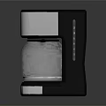 Modern Electric Coffee Maker with Digital Display and Stainless Steel Carafe
