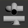Various Metal Pipes Including Bending And Straight Tubes On Reflective Surface