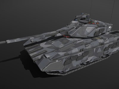 Sci-fi Predator Light Tank model