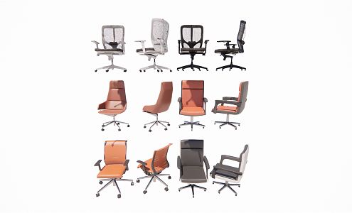 Modern Office Chair Office Chair Staff Chair Boss Chair 3d model