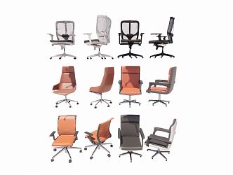 Modern Office Chair Office Chair Staff Chair Boss Chair 3d model