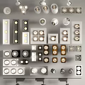 Downlights and Spotlights in Various Styles for Home Indoor Lighting