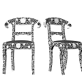 Elegant Carved Dining Chairs With Intricate Patterns Curved Armrests And Decorative Wooden Frame