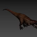 Realistic T Rex Dinosaur 3D Model With Open Mouth And Sharp Teeth 3d model