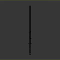 Traditional Japanese Katana Weapon With Unsheathed Blade Black Scabbard And Decorated Handle