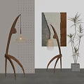Quiet Floor Lamp 3d model