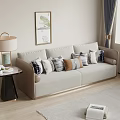 New Chinese-style double sofa 3d model