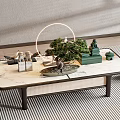 New Chinese Tea Table 3d model