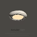 Modern Simple Annular LED Ceiling Lamp For Home Living Room Decor