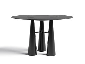 Table Round Table 3d model