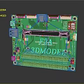 Computer Motherboard Computer Motherboard High-end Motherboard High-end Motherboard Gaming Motherboard Asus Motherboard 3d model