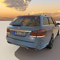 Blue Car 3D Rendered Images With Interior Exterior Wheels And Design Details From Various Angles
