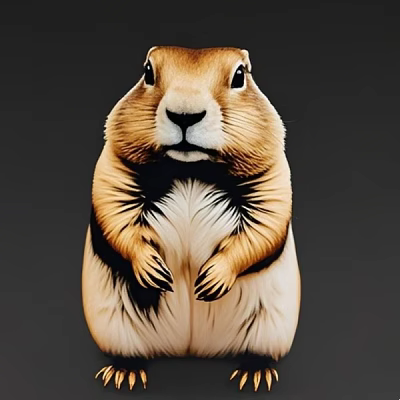 The nub rat is still eating you 3d model