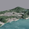 Mountain Mountain Big Mountain Map Mountain Satellite Map Mountain 3d model