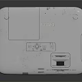 Projection Monitoring Projector Device With Sleek White Design And Surveillance Features