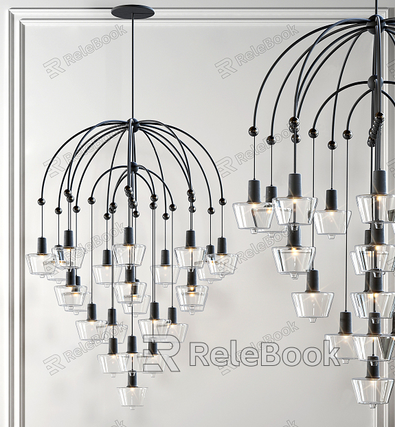 Industrial LOFT chandelier chandelier multi-head chandelier model