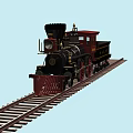 Modern Train 3d model