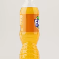 Fanta Orange Refreshing Carbonated Soft Drink In Spiral Twist Design Bottle
