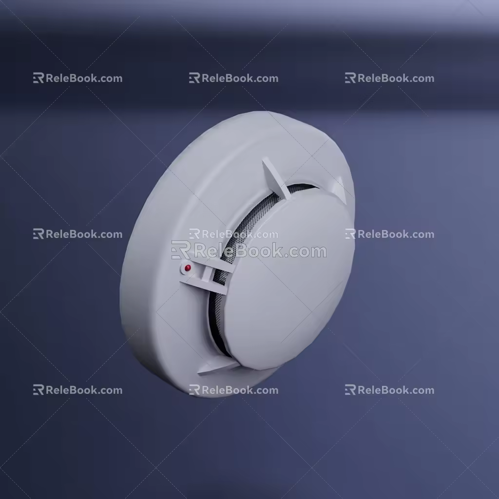Smoke Detector Fire Smoke Detection Delay Detector 3d model