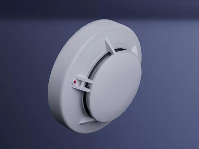 Essential Fire Equipment Smoke Detector for Home Fire Safety Ceiling Mount Device 3d model