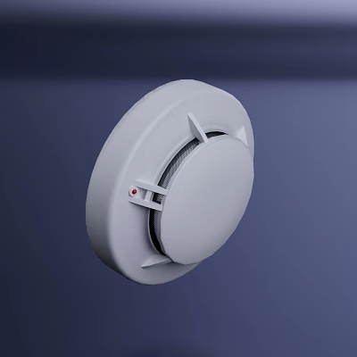 Essential Fire Equipment Smoke Detector for Home Fire Safety Ceiling Mount Device 3d model