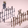 Modern Key 3d model