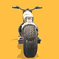 ETTA Concept Motorcycle by Shirokov Design Featuring Green White and Orange Details A-78