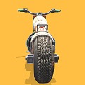 Industrial LOFT Motorcycle Diesel Punk Motorcycle 3d model