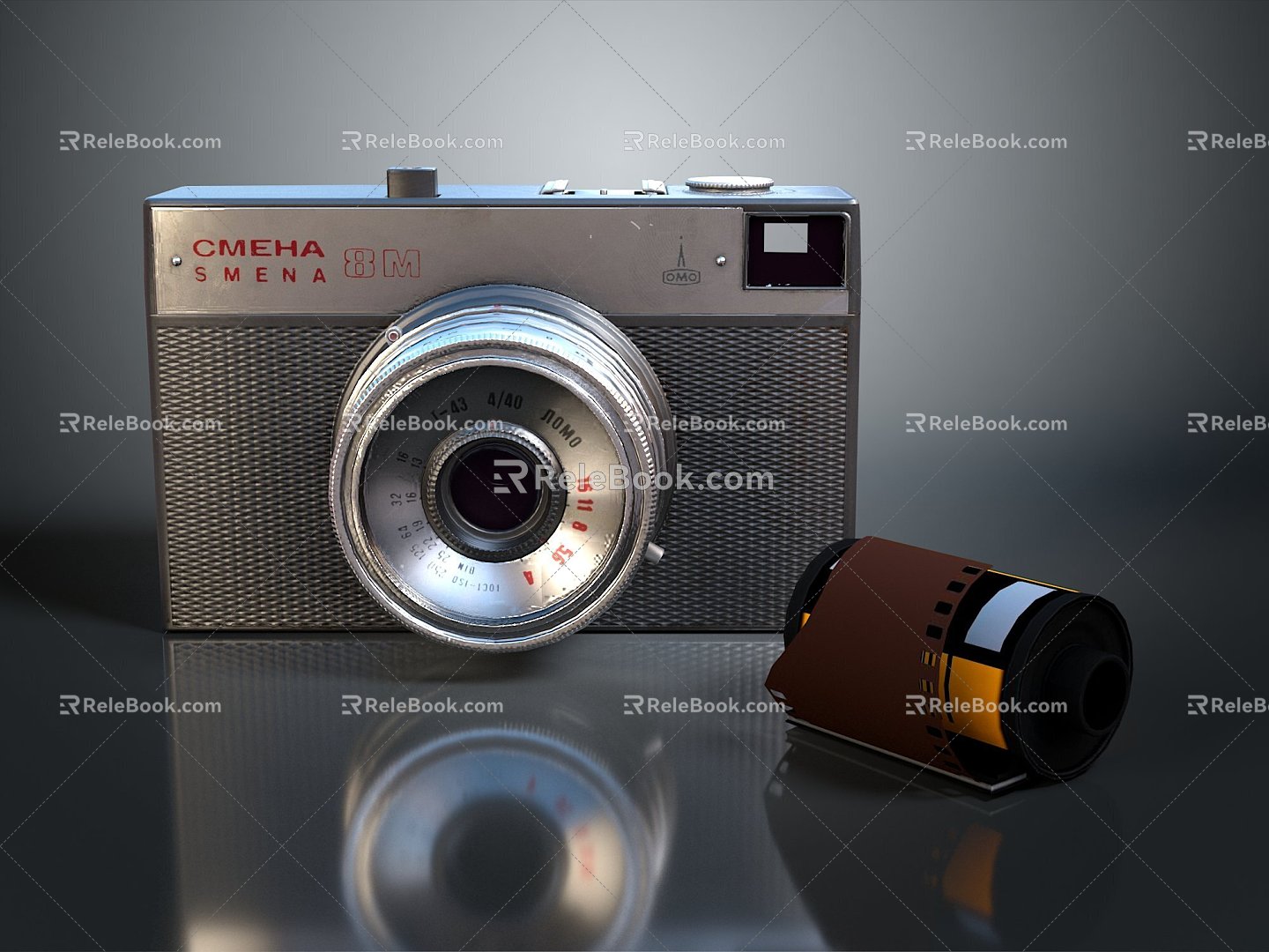 Antique Camera Antique Camera Retro Camera Retro Camera Mechanical Film Camera Film Camera 3d model