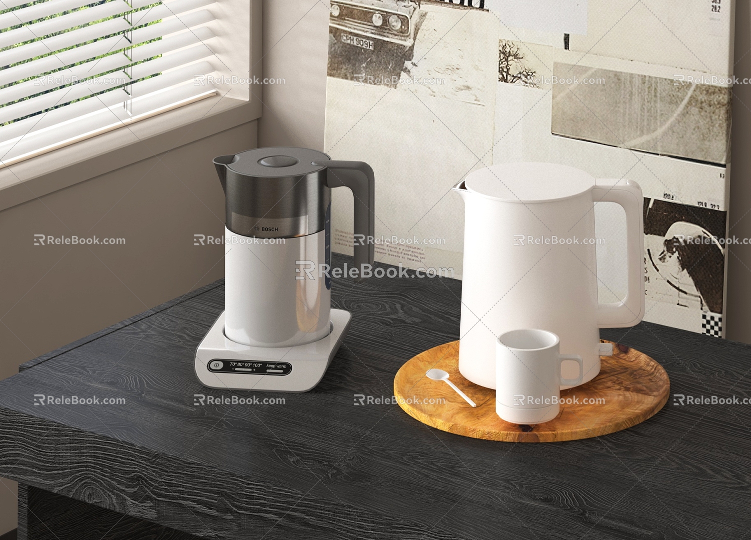 Electric kettle cup 3d model