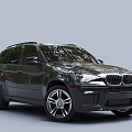 Hyundai Black BMW Car X5 3d model