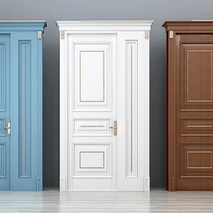 European style door 3d model
